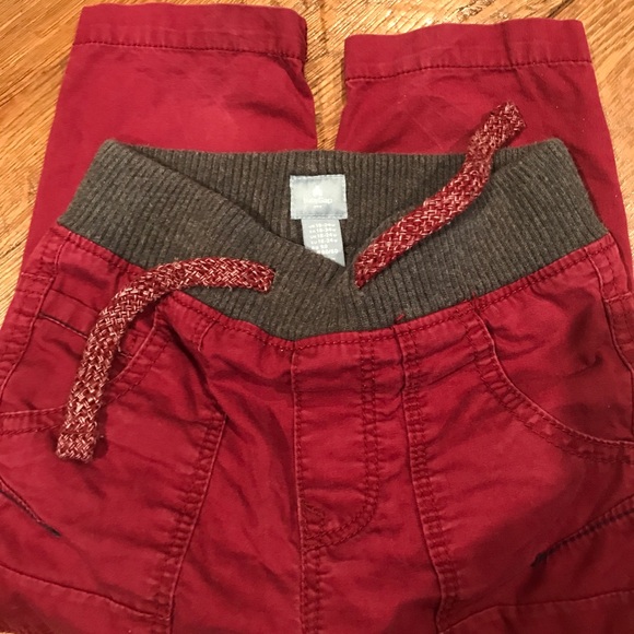 Gap maroon/red jeans/pants 18-24 mo - Picture 5 of 6
